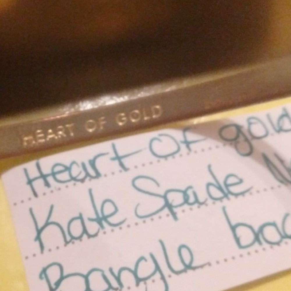 Kate Spade (Heart of Gold) bangle bracelet